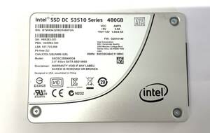 S5101644 Intel SATA 480GB SSD 2.5インチ 1点【中古動作品】