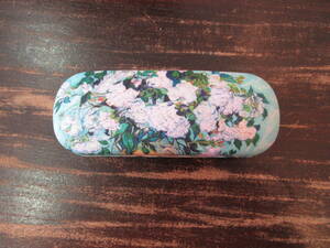 * name . glasses case go ho [ white rose ] glasses .. attaching < polyester >*