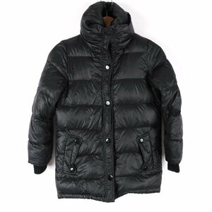  sill Mio -ne down jacket down coat plain outer .... black Kids for girl 140 size black Sirmione
