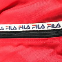 フィラ リュックサック バックパック ロゴ アウトドア スポーツ ブランド 鞄 カバン レディース メンズ レッド FILA_画像4