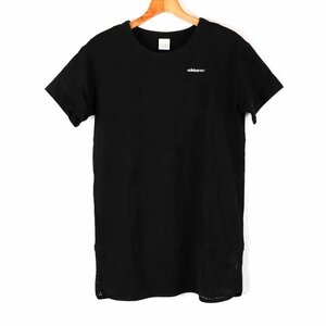 アディダス Tシャツ 半袖 コットン100% 無地 トップス スポーツウエア 黒 メンズ Sサイズ ブラック adidas