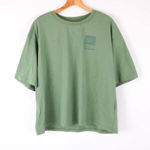 リーボック 半袖Tシャツ ロゴT トップス スポーツウエア 大きいサイズ コットン100% メンズ 3Lサイズ グリーン Reebok