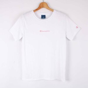 チャンピオン 半袖Tシャツ ロゴプリントT スポーツウエア 大きいサイズ トップス レディース LLサイズ ホワイト Champion