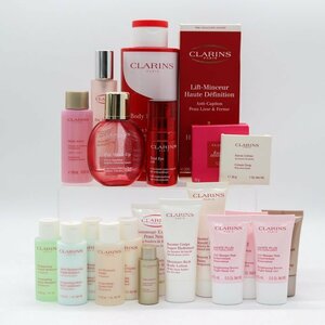 クラランス ボディスクラブ等 未使用多数 21点セット まとめて 大量 コスメ やや難有 レディース CLARINS