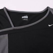 ナイキ 半袖Tシャツ メッシュ フィットドライ スポーツウエア レディース Mサイズ ブラック NIKE_画像4