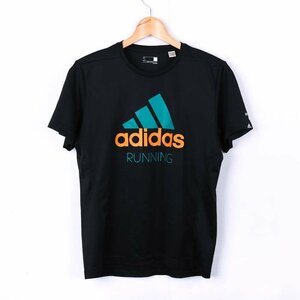 アディダス 半袖Tシャツ ロゴT ランニングウエア クライマライト メンズ Sサイズ ブラック adidas