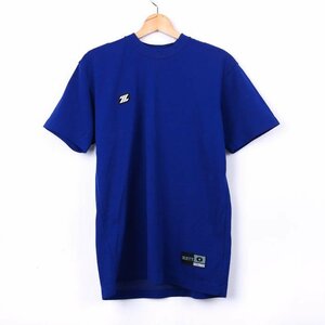 ゼット 半袖Tシャツ 野球 スポーツウエア 大きいサイズ 日本製 メンズ Oサイズ ブルー ZETT
