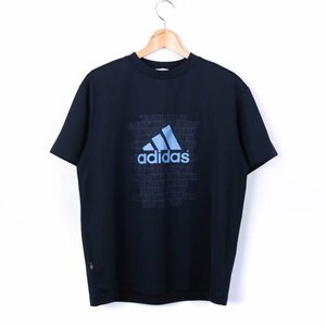 アディダス 半袖Tシャツ ロゴT スポーツウエア クライマライト メンズ Lサイズ ネイビー adidas