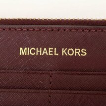 マイケルコース ショルダーバッグ クラッチ 2way+カードケース セット ブランド 財布 鞄 レディース ワインレッド Michael Kors_画像4