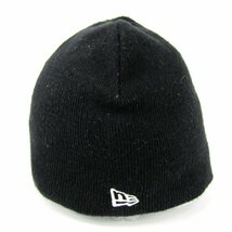 ニューエラ ニット帽 ビーニー ロゴ ニットキャップ ブランド 帽子 レディース メンズ ブラック NEW ERA_画像1