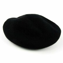 ニコアンド ベーシック ベレー帽 無地 ウール100％ フェルト ブランド 帽子 レディース Fサイズ ブラック niko and… BASIC_画像6