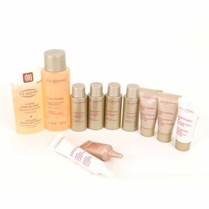  Clarins face lotion tei cream beauty care liquid etc. 11 point set sample together large amount cosme lady's CLARINS