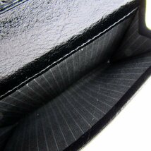 ジュンキーノ カードケース 未使用 名刺入れ 二つ折り パスケース ブランド 小物 黒 メンズ ブラック JUNCHINO_画像5