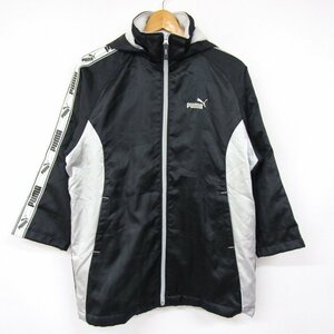  Puma nylon jacket bench coat outer Kids for boy 140 size black PUMA
