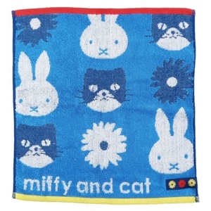 [ new goods ] Miffy Jaguar dowoshu towel [ Miffy and cat ]