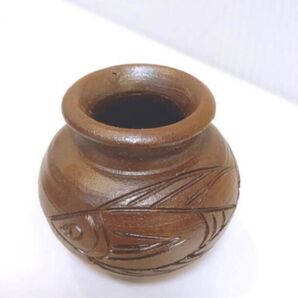 沖縄やちむん 爪楊枝立て 沖縄焼き物 伝統工芸品
