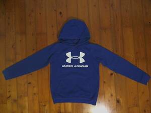 ☆難有★アンダーアーマー★UNDER ARMOUR COLDGEAR★スウェット　プルオーバー　パーカー　トレーナー YXL/JTG/EG 青系 コールドギア