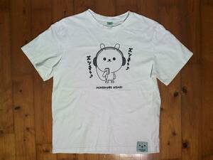 ★ひねくれうさぎ★HINEKURE USAGI★プリント半袖Tシャツ コットンTシャツ　フリー 白 ホワイト