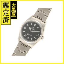 ROLEX　ロレックス　エクスプローラーI　114270　M品番　ブラック　ステンレス　メンズ　2120000256196【436】_画像3