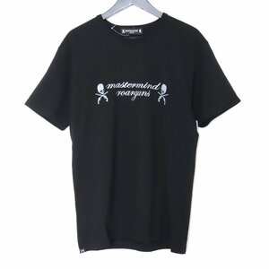 未使用 MASTERMIND × ROAR Tシャツ ブラック サイズ4 20SGT-MM03 マスターマインド ロアー 半袖カットソー