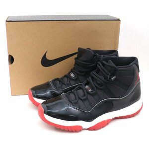 27cm NIKE AIR JORDAN 11 RETRO BRED 378037-061 ナイキ エアジョーダン11 レトロ ブレッド スニーカー