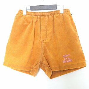 未使用 GALLERY DEPT. Vintage Cord French Logo Zuma Sサイズ イエロー ギャラリーデプト ショートパンツ コーディロイ