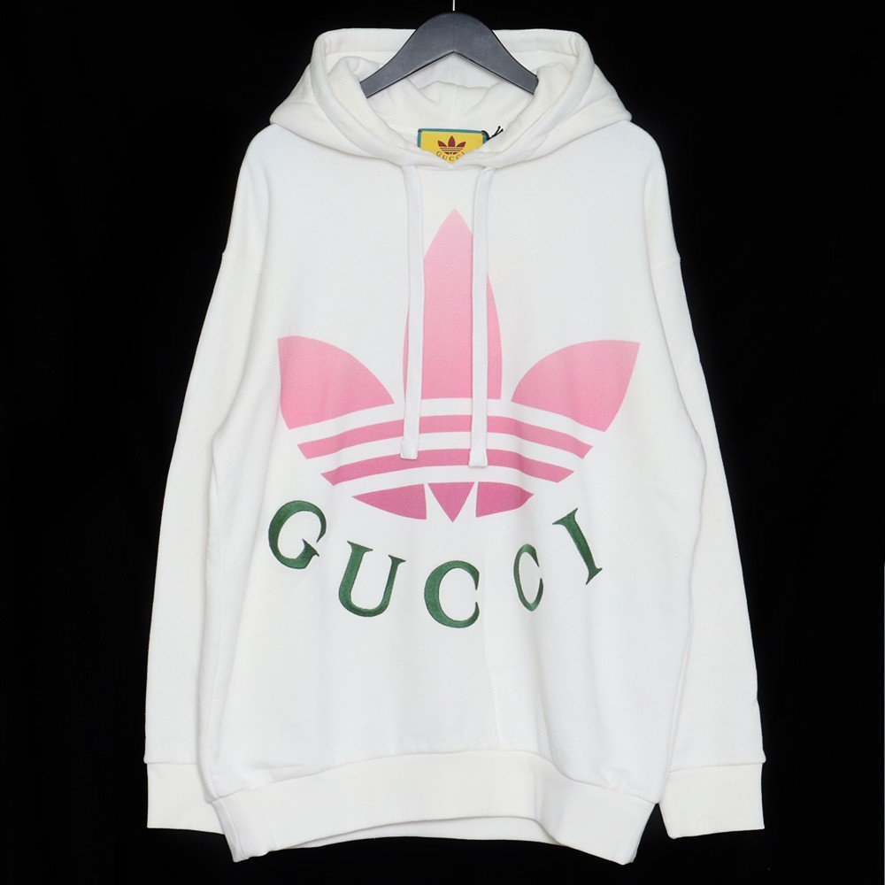 おトク】 GUCCI パーカー Sサイズ新品未使用 フーディ ロゴ SWEAT LOGO