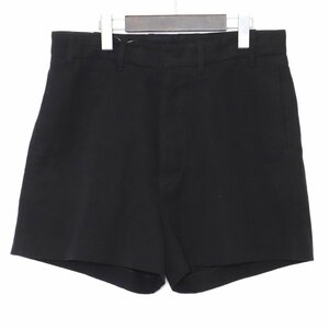 ANN DEMEULEMEESTER ショートパンツ XSサイズ ブラック アンドゥムルメステール ハーフ half short pants