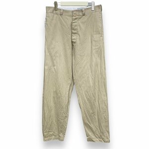 YAECA CHINO CLOTH PANTS WIDE TAPERED サイズ32 ベージュ 176104 ヤエカ チノパンツ ワイドテーパード