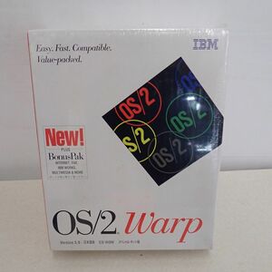 未開封 OS/2 Warp New! Plus BonusPak ワープ 日本語版 Version 3.0 スペシャルキット版 IBM【20