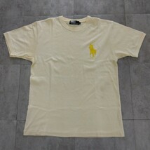 Polo by RALPH LAUREN ポロバイラルフローレン　半袖Tシャツ　黄色　イエロー　Mサイズメンズ_画像1