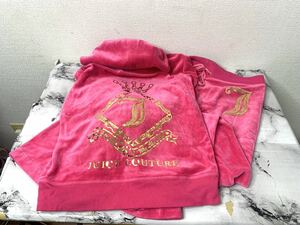 Juicy Couture/ジューシークチュール レディースセットアップスウェットパーカー ピンク フリーサイズ