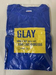 GLAY DOME TOUR pure soul 1999 LIVE IN BIG EGG/ピュアソール ライブドームタワー バンドプリントTシャツ/Mサイズ/バンT/梱包材小傷汚れ等
