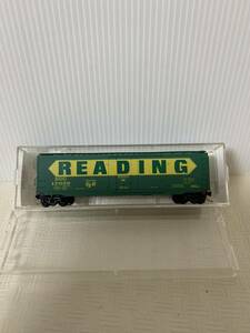 Micro Trains マイクロトレイン車両模型/紙記載32320 READING BOX CAR/リーディング/ミニカー/部品取り用/状態 動作未確認/黴等/ジャンク扱