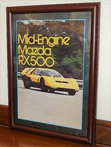 1973年 USA '70s 洋書雑誌記事 額装品 Mazda RX500 マツダ + Stewart-Warner スチュワート・ワーナー ( A4サイズ・裏表 )_画像1