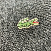 【A8559O179】CHENISE LACOSTE ケミス ラコステ カーディガン 前開き ボタン グレー 灰色 サイズ3 Lサイズ相当？_画像3