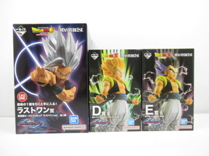 n71834-ty 未開封● 3個セット ドラゴンボール 一番くじ ラストワン賞 孫悟飯 D賞 E賞 ゴテンクス [055-231018]