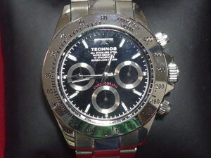  Tecnos men's chronograph T4272SB almost unused 