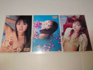 週刊チャンピオン付録カード　浜田翔子×熊田曜子　QUEEN CARD 3枚　非売品