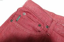N6389:paul smith jeans(ポールスミスジーンズ)カラーデニムパンツ/ワイン：5_画像6