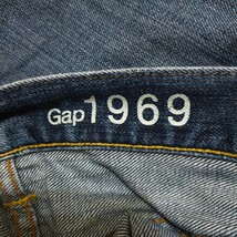 【Gap】ギャップ デニムパンツ ボトムス ネイビー 綿100％ 定番 こなれ感 カジュアル 無地 ビンテージ メンズ30/159FF_画像8