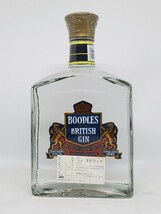 【オールドボトル】BOODLES　BRITISH　GIN　ブードルス 45.2% ※y77_画像2