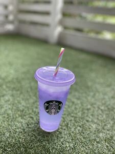 Starbucks　スターバックス　カラーチェンジ　リユーザブルカップ　北米限定モデル　パープル
