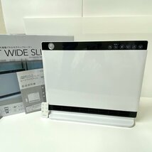 【送料無料】THREEUP スリーアップ 人感/室温センサー付 セラミックヒーター HEAT WIDE SLIM CH-DQ2236-WH 2022年製 中古【Ae701841】_画像1