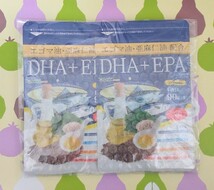 シードコムス エゴマ油・亜麻仁油 配合 DHA + EPA（約3ヶ月分）4袋_画像2