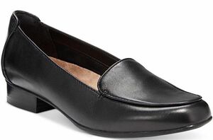 Clarks Clarks 25cm Flat Classic туфли-лодочки черный чёрный low каблук кожа кожа Loafer ботинки сандалии 959