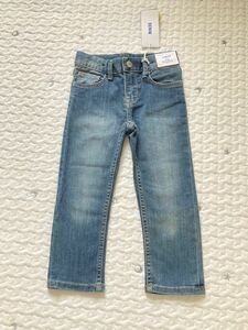 新品　 H&M デニムパンツ 子供服　デニム　ストレッチデニム　ボトムス　100