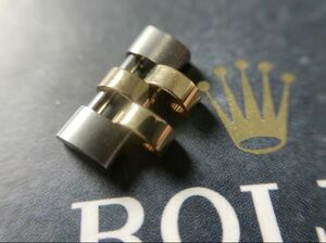 純正 12mm 美品 279173 279383 コマ ロレックス デイトジャスト K18 余り 駒 コンビ ジュビリー ブレス ROLEX DATEJUST gold レディース