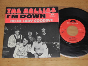 ◆◇THE HOLLIES(ザ・ホリーズ)【I'M DOWN/HELLO LADY GOODBYE】ベルギー盤シングル◇◆