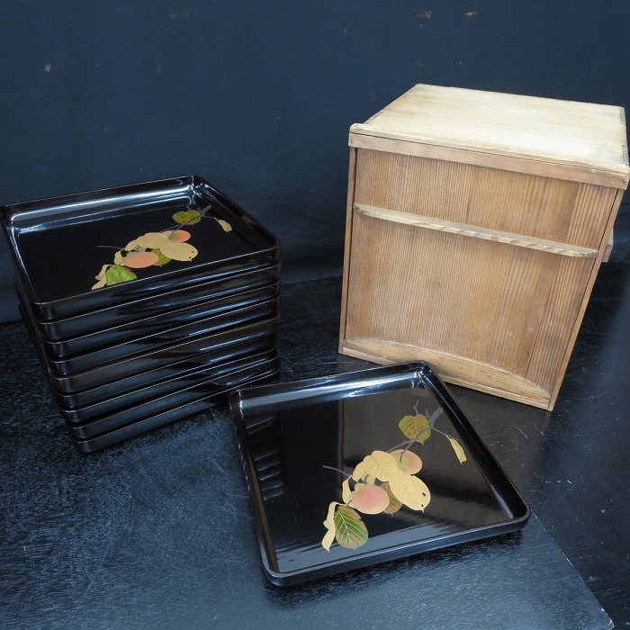 年最新ヤフオク! 輪島塗 角盆の中古品・新品・未使用品一覧